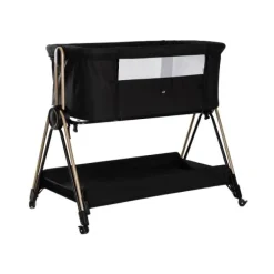 Puck Claire Co-Sleeper - Zwart / Goud Outlet