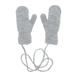 Puck Knit Pompom Muts - Woolwhite Hot