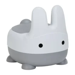 Puck Konijn Potje Wit / Grijs