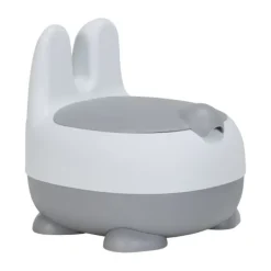 Puck Konijn Potje Wit / Grijs