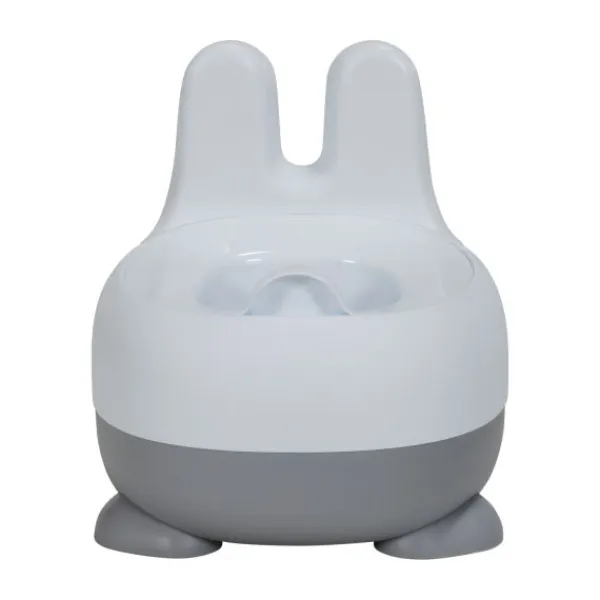 Puck Konijn Potje Wit / Grijs