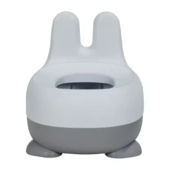 Puck Konijn Potje Wit / Grijs