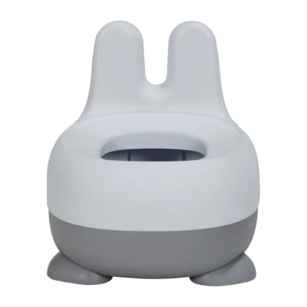 Puck Konijn Potje Wit / Grijs