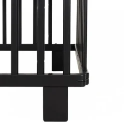 Puck Ledikant 60x120 Inklapbaar Zwart