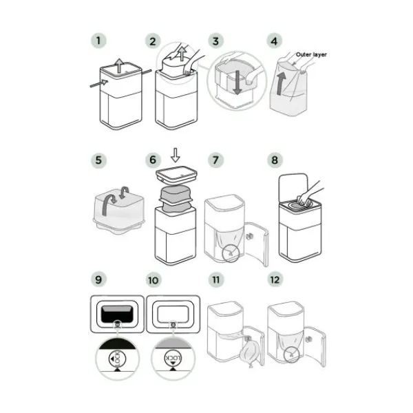 Puck Luieremmer Emma Navulzakken 3-Pack