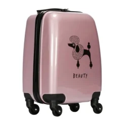 Puck Poodl Kinderkoffer - Rose - 46 cm