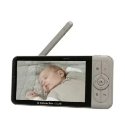 Qute Beeldbabyfoon Q-Connection Smart WIFI 2-IN-1 5HD - Zand Clearance