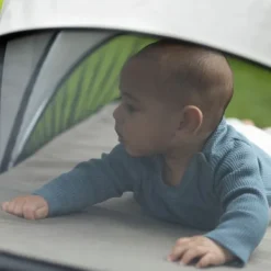 Qute Q-Camp Babytent - Black / Desert Hot