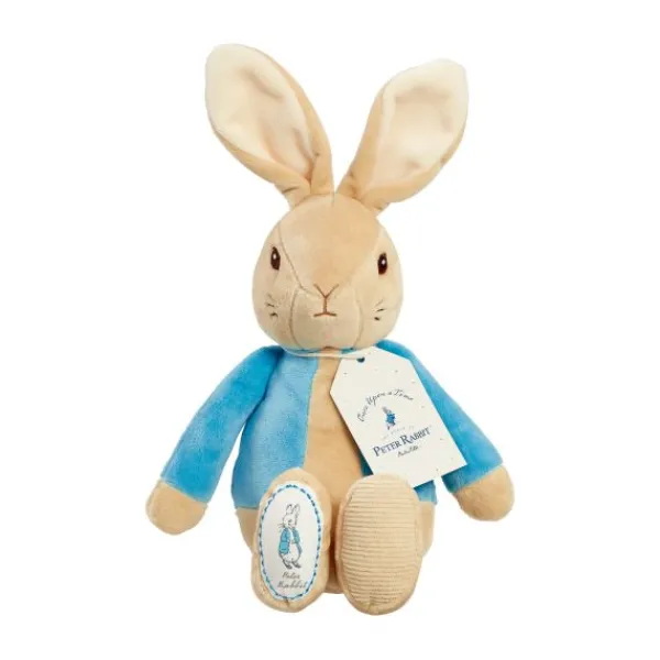 Rainbow Designs Knuffel - Pieter Konijn - Blauw Jasje - 30 cm