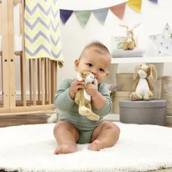 Rainbow Designs Rammelaar Knuffel - Hazeltje - Raad eens... - 14 cm Sale