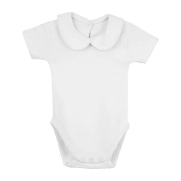 Rapife Romper Korte Mouw Met Kraag White Mt. 50 Outlet