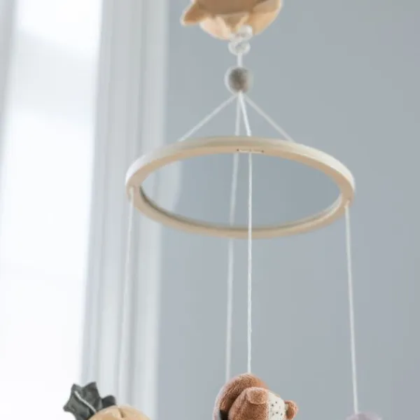 Sebra Babymobiel Met Spiegel en Muziek - Woodland