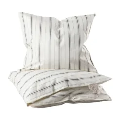 Sebra Dekbedovertrekset Junior - Cream Stripe Hot