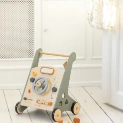 Sebra Houten Loopwagen - Blauw Online