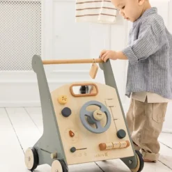 Sebra Houten Loopwagen - Blauw Online