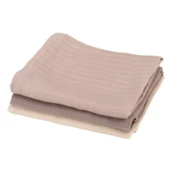 Sebra Hydrofieldoek - 3 Stuks - Moonlight Beige Beige,Roze Hot