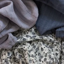 Sebra Hydrofiele Doeken Set - Blue Olive - Forest Lake Blue - 3 Stuks