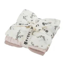 Sebra Hydrofiele Doeken Set - Powder Blossom Rose - 3 Stuks Hot