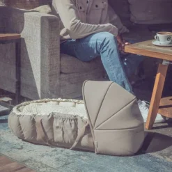 Sebra Kap Voor 3-in-1 Babynest - Dark Olive Online