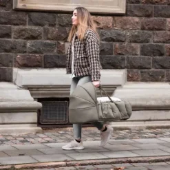 Sebra Kap Voor 3-in-1 Babynest - Dark Olive Online