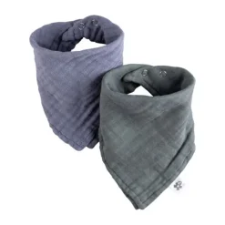 Sebra Muslin Drool Slab - 2 Stuks - Blue / Green Best