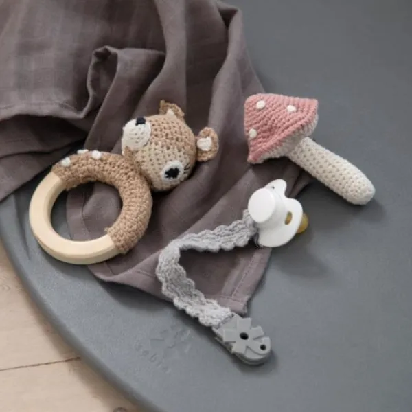 Sebra Speenkoord Elephant Grey New