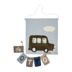 Smallstuff Wanddecoratie - Dogs Driving - 37x33 cm Clearance