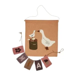Smallstuff Wanddecoratie - Farmliving Geese - 37x33 cm Clearance