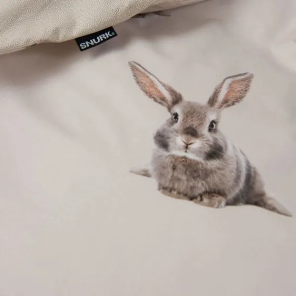 Snurk Bunny Dekbedovertrek – 140 x 200/220 cm – Beige Hot