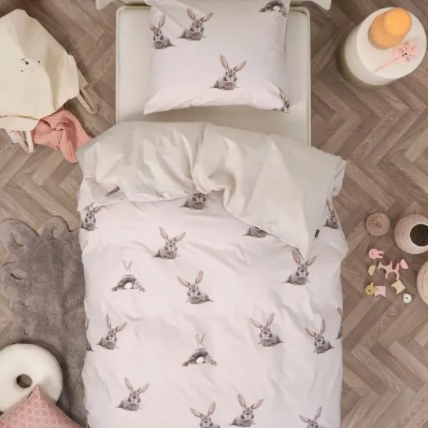 Snurk Bunny Dekbedovertrek – 140 x 200/220 cm – Beige Hot