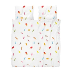 Snurk Dekbedovertrek - Popsicles - 140x200/220 cm - Wit Online