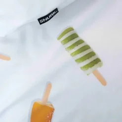 Snurk Dekbedovertrek - Popsicles - 140x200/220 cm - Wit Online