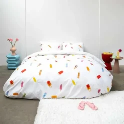 Snurk Dekbedovertrek - Popsicles - 140x200/220 cm - Wit Online