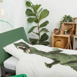 Snurk Dino Dekbedovertrek 140 x 200/220 cm Best