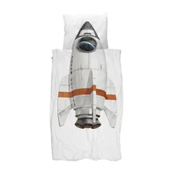 Snurk Rocket Dekbedovertrek 140 x 200/220 cm