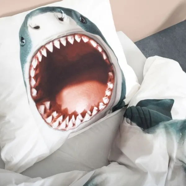 Snurk Shark Dekbedovertrek 140 x 200/220 cm Hot
