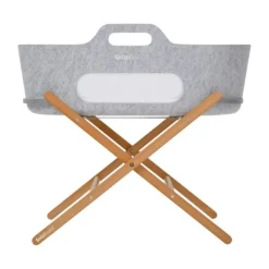 Snuz SnüzBaskit Moses Basket + Stand Set - Dove/Light Grey/Grey