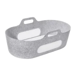 Snuz SnüzBaskit Moses Basket + Stand Set - Dove/Light Grey/Grey