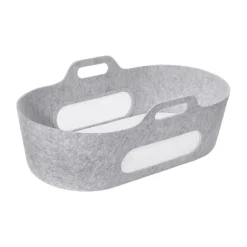 Snuz SnüzBaskit Moses Basket + Stand Set - Dove/Light Grey/Grey
