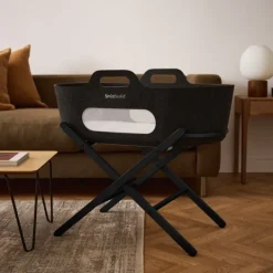 Snuz SnüzBaskit Moses Basket + Stand Set - Dove/Light Grey/Grey