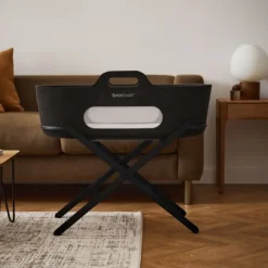 Snuz SnüzBaskit Moses Basket + Stand Set - Dove/Light Grey/Grey