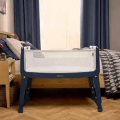 SnuzPod Studio Co-sleeper - London Navy Best