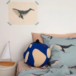 Studio Ditte Dekbedovertrek - Walvis - Junior 120 x 150 Cm Hot