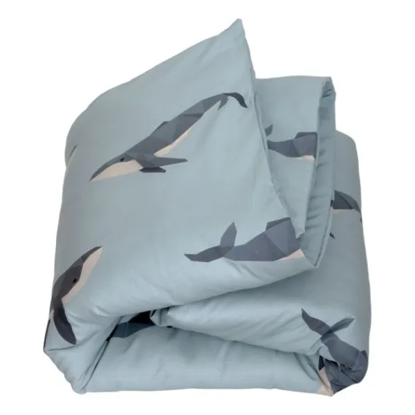 Studio Ditte Dekbedovertrek - Walvis - Junior 120 x 150 Cm Hot