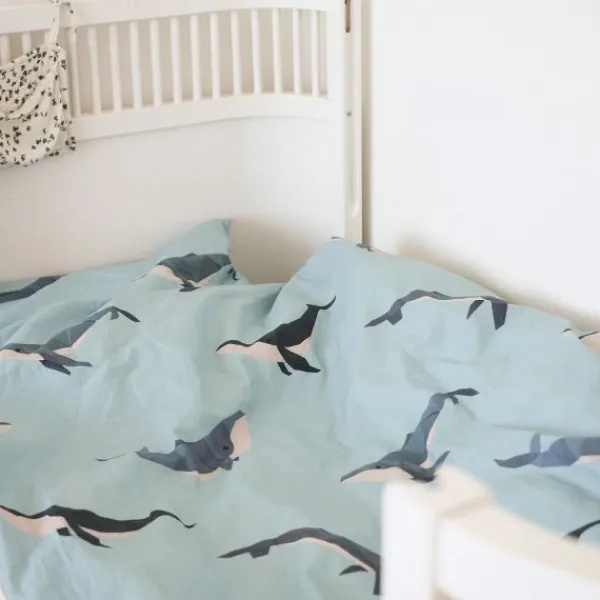 Studio Ditte Dekbedovertrek - Walvis - Junior 120 x 150 Cm Hot