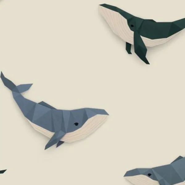 Studio Ditte Dekbedovertrek - Walvis - Junior 120 x 150 Cm Hot