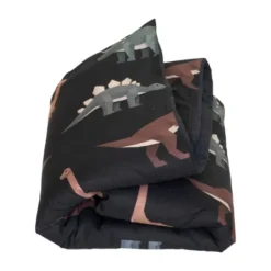 Studio Ditte Dekbedovertrek - Dinosaurus - 140 x 200 cm - Donker New