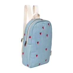 Studio Noos Mini Rugzak - Denim Hearts Discount