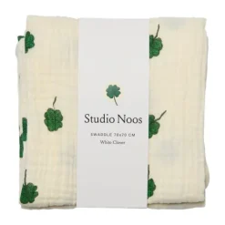 Studio Noos Swaddle - White Clover - 70x70 cm Outlet