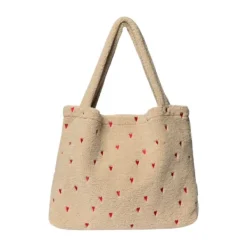 Studio Noos Teddy Hearts Mom Bag - Ecru Sale